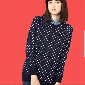 Penfield Bridgeport Crewneck Polka Dot Indigo‎ Sweatshirt size XS